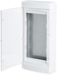 Щит слаботочный навесной Unix белая дверь 4 габарит IP41 EKF PROxima (EKF) ux-4m-nw