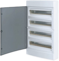 Щит распределительный навесной Unix прозрачная дверь 4х12 модулей IP41 EKF PROxima (EKF) ux-4x12-n