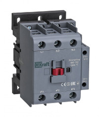 Контактор 80А 380В/400В АС3 АС4 1НО+1НЗ КМ-102 (Dekraft) 22025DEK