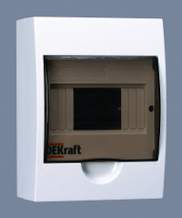 Корпус пластиковый навесной на 6 модулей IP41 ЩРН-П-6 (Dekraft) 31009DEK