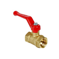 Кран шаровой N/P59 для ВОДЫ 1/2 ВР/НР ручка-рычаг, американка, латунный 11Б27фт1М (56/14) (Valfex) VF.225.LR1.012.N/P59