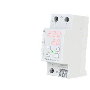 Реле напряжения c контролем тока VI-32 red 32 А (WELROK) 4660251140519