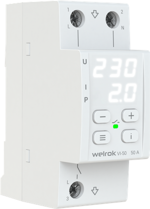 Реле напряжения c контролем тока Welrok VI-50 (WELROK)