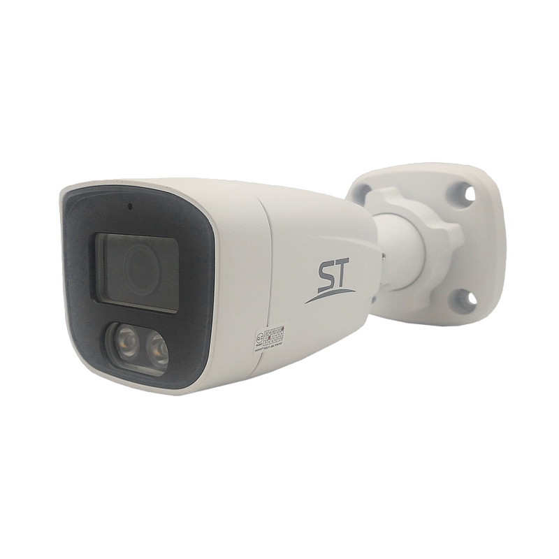 Видеокамера IP 3Мп цилиндрическая уличная IP66 ИК-30м c РОЕ (2.8мм) (Space Technology) ST-301 IP HOME POE DUAL LIGHT