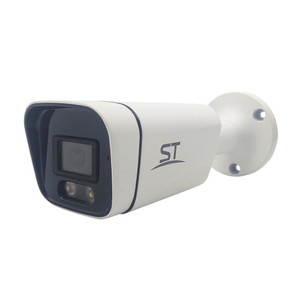 Видеокамера IP 5Мп Цилиндрическая уличная LED-25м PoE IP66 (2.8мм) (Space Technology) ST-S5523 FULLCOLOR CITY