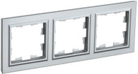 BRITE Рамка 3 поста РУ-3-БрА алюминий (IEK) BR-M32-K47