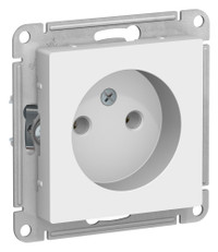 ATLASDESIGN РОЗЕТКА без заземления без шторок, 16А, механизм, ЛОТОС (Systeme Electric) ATN001341
