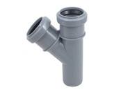 Тройник 32 45 град, канализационный (Политэк) 203245