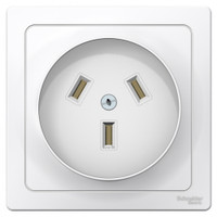 BLANCA скрытой установки розетка силовая 2р+n, 32а, 250в, белый (Systeme Electric) BLNSR003231