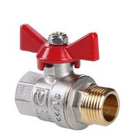 Кран шаровой 3/4' ВН ручка бабочка BASE (VALTEC) VT.218.N.05