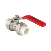 Кран латунный с PPR муфтами 25 мм (VALTEC) VTp.745.0.025