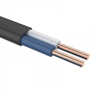 Кабель силовой ВВГ-Пнг(А)-LS 2х4 ок (N)-0,66 ТРТС (Элкаб)