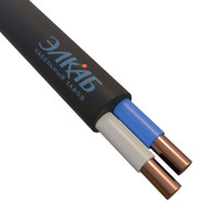 Кабель силовой ВВГнг(А)-LSLTx 2х1,5 ок (N) - 0,66 кВ ТРТС (Элкаб)