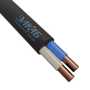 Кабель силовой ВВГнг(А)-LSLTx 2х1,5 ок (N) - 0,66 кВ ТРТС (Элкаб)