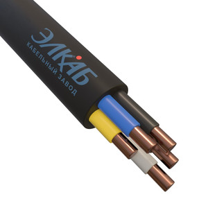 Кабель силовой ВВГнг(А)-LSLTx 5х4 ок (N,PE) - 0,66 кВ ТРТС (Элкаб)