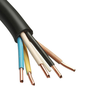 Кабель силовой ВВГ-нг(А)-LSLTx 5х2,5ок(N, PE)-0,66 ТРТС (А) 100м ТРТС (Радиус)