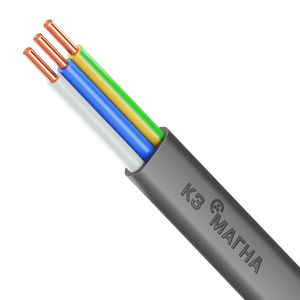 Кабель силовой ВВГ-П нг (А) LS 3х10-ок-06ТРТС однопроволочный (МАГНА)