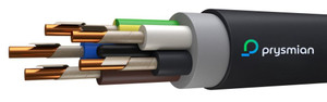 Кабель силовой ВВГнг (А)-FRLS 5х6 -1 барабан (РЭК/Prysmian)