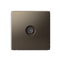 ARTGALLERY TV ТВ розетка оконечная 1DB, механизм, мокко (Systeme Electric) GAL000691