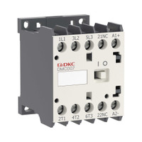 Миниконтактор YON DMC007 7A 3кВт AC3 3P кат. 220В AC 1НО (DKC) DMC007-3C10A230