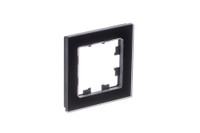 ATLASDESIGN NATURE 1-постовая РАМКА, НАТУРАЛЬНОЕ СТЕКЛО, ЧЕРНЫЙ (Systeme Electric) ATN361001