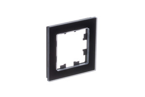 ATLASDESIGN NATURE 1-постовая РАМКА, НАТУРАЛЬНОЕ СТЕКЛО, ЧЕРНЫЙ (Systeme Electric) ATN361001