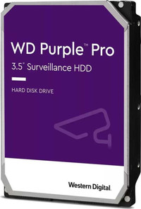 Жесткий диск 10TB Purple Pro 3.5'', SATAIII, 7200 об/мин, 256 МБ (Western Digital) WD101PURP