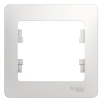 GLOSSA Рамка 1 пост белая (Systeme Electric) GSL000101