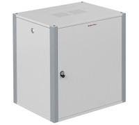Шкаф телекоммуникационный настенный 19' 12U дверь металл IP20. 600x600x585mm(ШхГхВ) цвет серый(RAL 7035/RAL7000) (SYSMATRIX) WP 6612.720