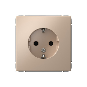 ARTGALLERY розетка с заземлением со шторками, 16А, механизм, песочный (Systeme Electric) GAL001245