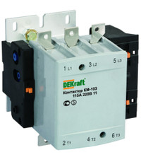 Контактор 150А 220В АС3 1НО+1НЗ КМ-103 (Dekraft) 22152DEK
