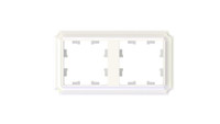 ATLASDESIGN ANTIQUE 2-постовая рамка, универсальная, ЖЕМЧУГ (Systeme Electric) ATN100402