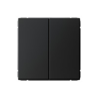 ARTGALLERY 2-клавишный ВЫКЛЮЧАТЕЛЬ КНОПОЧНЫЙ, 10АХ, механизм, быстрозажимные клеммы, КАРБОН (Systeme Electric) GAL001017S