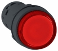 Кнопка 22мм 24В красная с подсветкой (Schneider Electric) XB7NW34B1