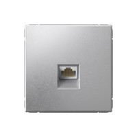ARTGALLERY розетка компьютерная RJ45, кат. 6A, механизм, алюминий (Systeme Electric) GAL000386