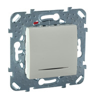 Выключатель одноклавишный, с индикацией, в рамку, схема 1 (Schneider Electric) MGU5.201.25NZD