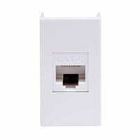 VIVA Розетка компьютерная RJ45 категория 6 1      модуль белая (DKC) 45058