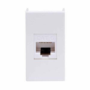 VIVA Розетка компьютерная RJ45 категория 6 1      модуль белая (DKC) 45058