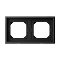 ARTGALLERY рамка 2-постовая IP44,  карбон (Systeme Electric) GAL441002