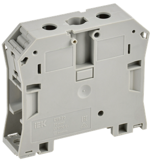 Колодка клеммная CTS 70мм2 серая IEK (IEK) YCT10-00-K03-070