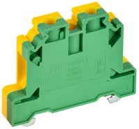 Колодка клеммная CTS-PEN земля 10мм2 желто-зеленая (IEK) YCT11-00-K52-010