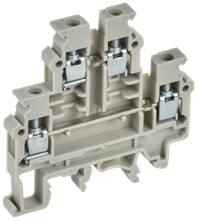 Колодка клеммная CTS-ML 2 ур. 4мм2 серая IEK (IEK) YCT13-00-2-K03-004