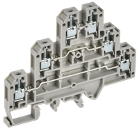 Колодка клеммная CTS-ML 3 ур. 2,5мм2 серая IEK (IEK) YCT13-00-3-K03-002
