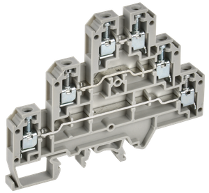 Колодка клеммная CTS-ML 3 ур. 2,5мм2 серая IEK (IEK) YCT13-00-3-K03-002