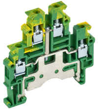 Колодка клеммная CTS-ML-PEN земля 2 ур. 4мм2 IEK (IEK) YCT13-03-2-K52-004