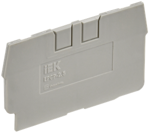 Заглушка для CP 2,5мм2 серая IEK (IEK) YCT20-00-K03-002-ZGL