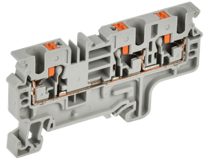 Колодка клеммная CP-MC 3 вывода 4мм2 серая IEK (IEK) YCT22-00-3-K03-004
