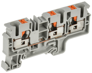 Колодка клеммная CP-MC 3 вывода 10мм2 серая IEK (IEK) YCT22-00-3-K03-010