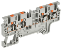 Колодка клеммная CP-MC 4 вывода 2,5мм2 серая IEK (IEK) YCT22-00-4-K03-002