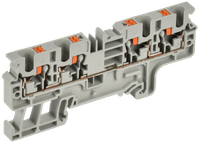 Колодка клеммная CP-MC 4 вывода 4мм2 серая IEK (IEK) YCT22-00-4-K03-004